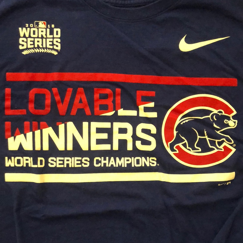 Chicago Cubs Loveable Winners WS Champs Tee